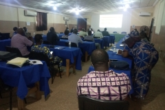 Dissémination du Rapport ITIE Togo 2017 à Tsévié à l'endroit des membres du Comité de pilotage, 01 décembre 2020